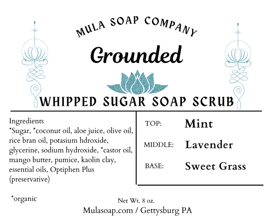 Whipped Sugar Soap Scrub