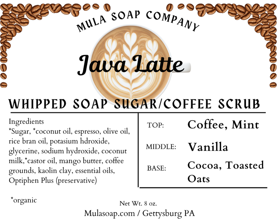 Whipped Sugar Soap Scrub