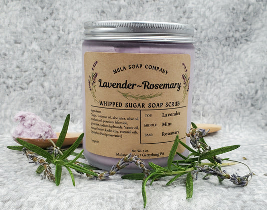 Whipped Sugar Soap Scrub