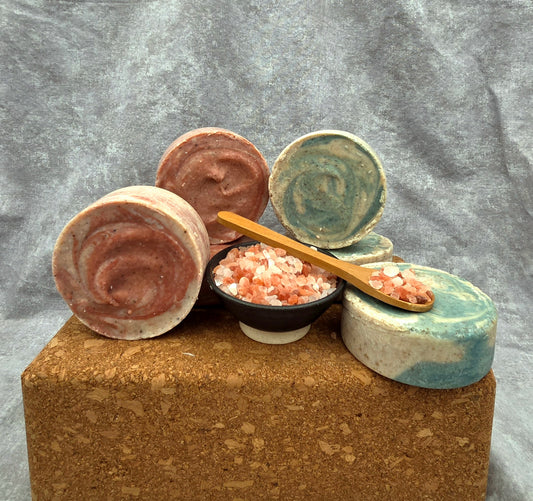 Triple Butter Salt Scrub Bars